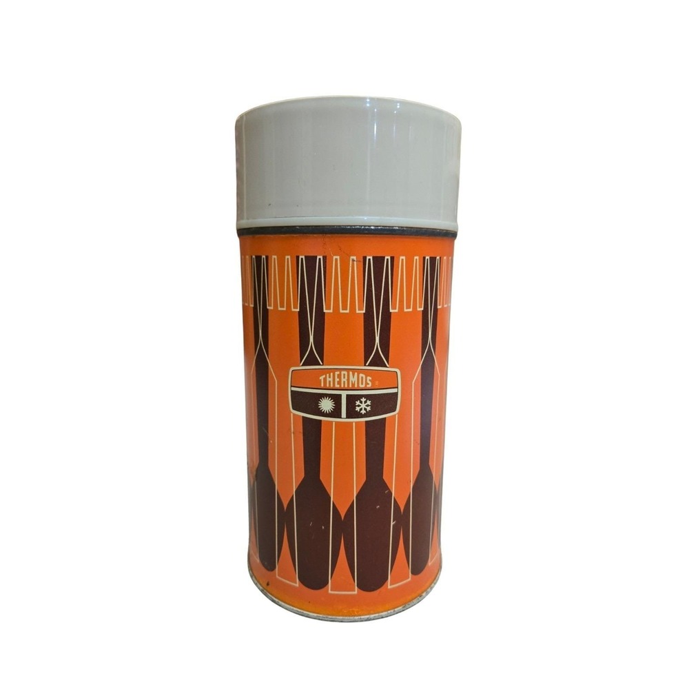 Vintage 1971 King Seeley Pint Size Thermos, Bottle No. 7263 Soup Stew Wide Mouth